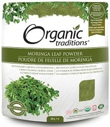 Organic Traditions Moringa Leaf Powder 200g