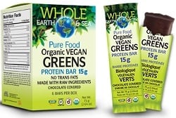 Organic Vegan Green Protein Bar 75g Whole Earth and Sea