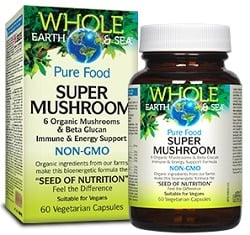 Super Mushroom (60 Vcaps) Whole Earth and Sea