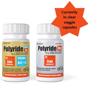Polyride Fe and Polyride Fe Ultra polysaccharide iron