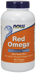 RED OMEGA by NOW 90G with RED RICE YEAST