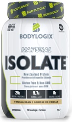 Vanilla Bean Natural Whey Isolate Bodylogix 840g