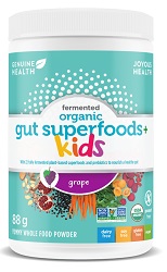 fermented organic gut superfoods+ kids 88g Genuine Health