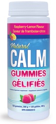 Natural Calm Magnesium Gummies - Raspberry Lemon (120 Gummies)