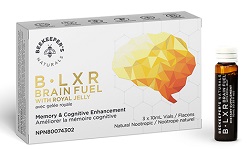 B.LXR Brain Fuel with Royal Jelly (10 vials) Beekeeper's Naturals