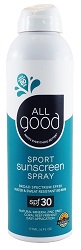 All Good SPF 30 Sport Sunscreen Spray (177 ml)
