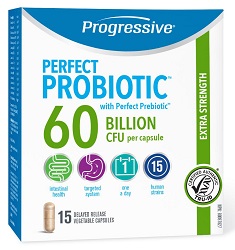Perfect Probiotic 60 Billion(120 Veggiecaps) -Progressive