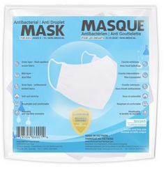 Antibacterial Mask for Kids White - Sequence Health Ltd
