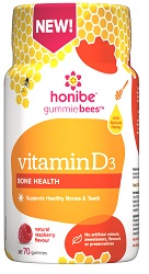 Vitamin D Bone Health (70 Gummies) -Honibe