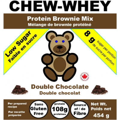 Low Surgar Protein Brownie Mix 454g - Chew Whey