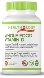 Whole Food Vitamin D (60 cap) Healthology