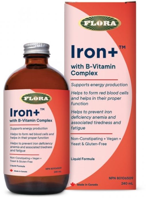 Iron+Liquid with B-Vitamin Complex 240 ml - Flora large