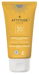 Moisturizer Mineral Sunscreen SPF 30 Tropical 150g - Attitude