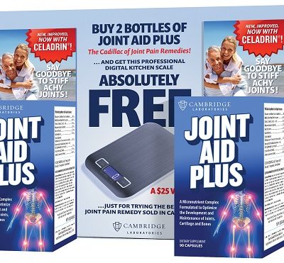 Joint Aid Plus Combo Pack (two bottles + kitchen scale)