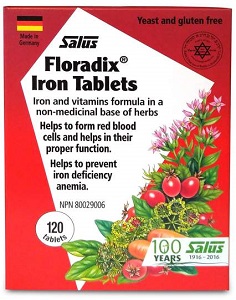Floradix Formula Herbal Extract Iron (120 Tablets)