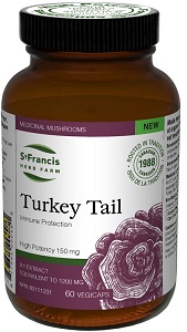 St. Francis Turkey Tail Capsules (8 1 Extract) (60 Caps)