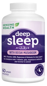 Deep Sleep with Reishi Mushroom (60 Caps) -Genuine Health