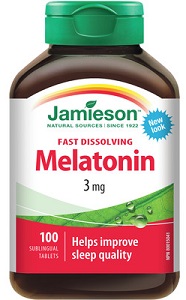 Fast Dissolving Melatonin 3mg (100 tablets)- Jamieson Vitamins
