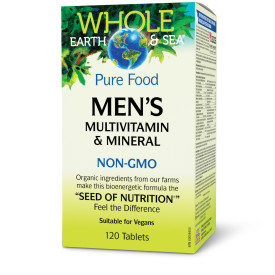 Men's Multivitamins whole earth and sea 120T feature