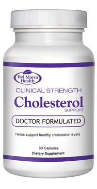 Bel Marra Cholesterol Support 60 Capsules label