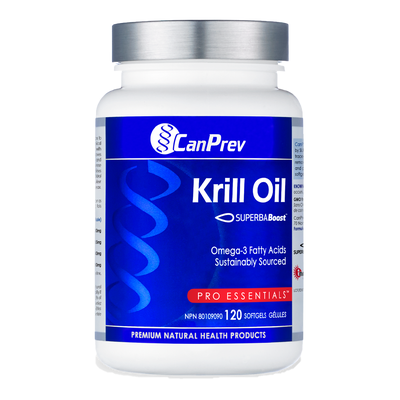 Can Prev Krill Oil 120 SoftGels label