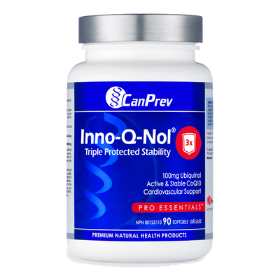 Can Prev Inno-Q-Nol 90 SoftGels label