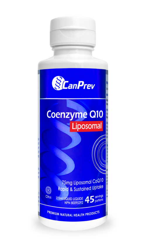 Can Prev Liposomal Coenzyme Q10 Citrus 225ml label