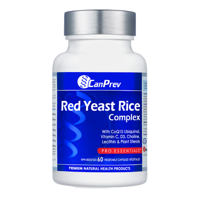 Can Prev Red Yeast Rice Complex 60 Veggie Caps label