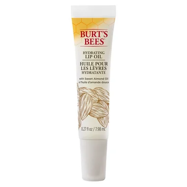 Burts bees lip oil almond feature