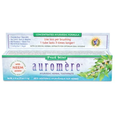 Auromère® Fresh Mint Toothpaste feature