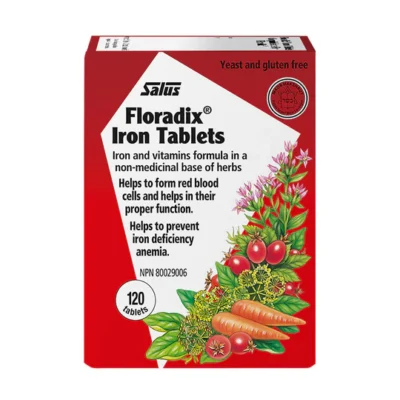 Floradix iron tablets 120 feature