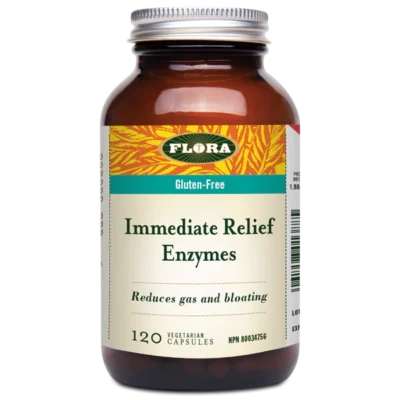Flora Immediate Relief Enzyme 120 feature