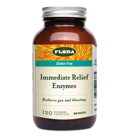 Flora Immediate Relief Enzyme 120 feature
