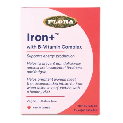 Flora Iron+ capsules feature