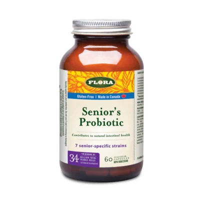 Flora Seniors Probiotic feature 60 caps