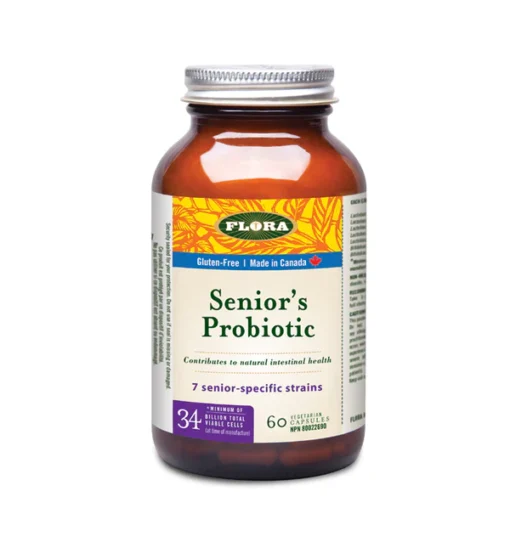 Flora Seniors Probiotic feature 60 caps