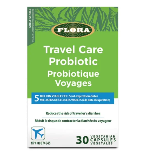Flora Travel care Probiotic feature