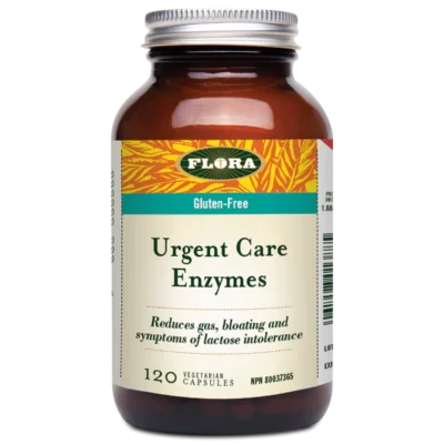 Flora Urgent care Enzymes 120 feature