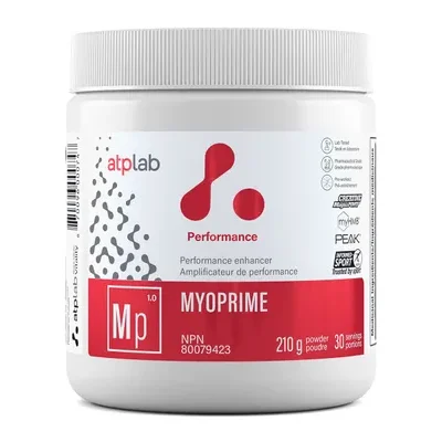 ATP LAB Myoprime Raspberry 210g label