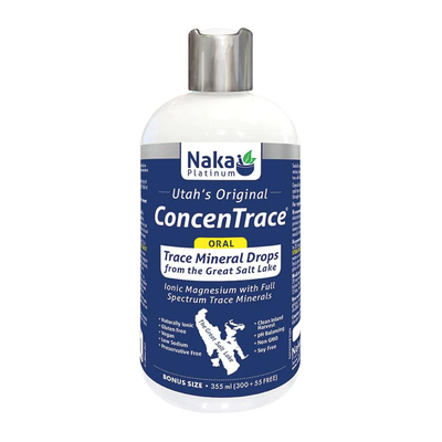 Naka Platinum Concentrace Trace Mineral Drops 355mL label