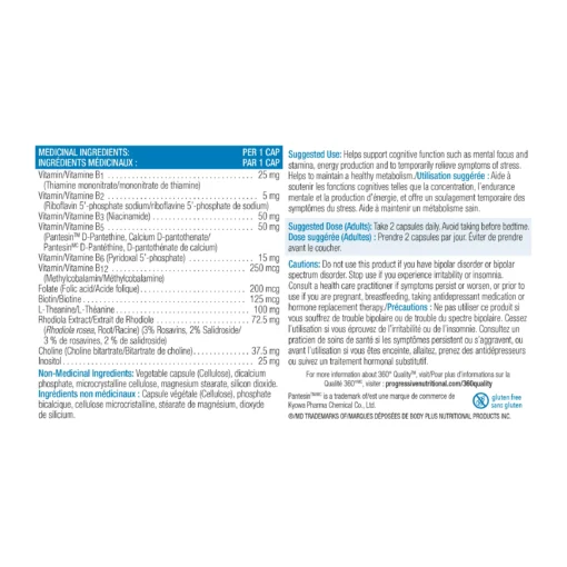 Vitamin B complex ingredients