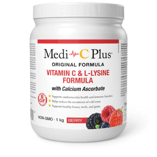 Medi~C Plus with Calcium Powder, Berry