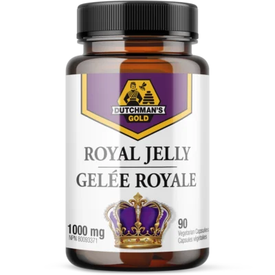 Dutchman's Royal Jelly caps feature