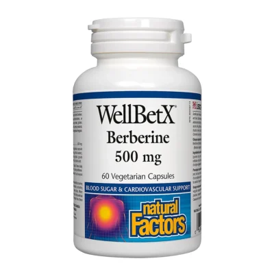 Natural Factors Berberine 500mg feature