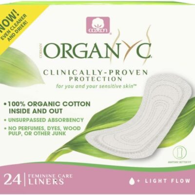 Organyc folded liners feature